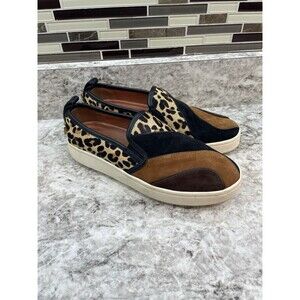 COACH C115 Slip on With Leopard Patchwork Size: 8 M